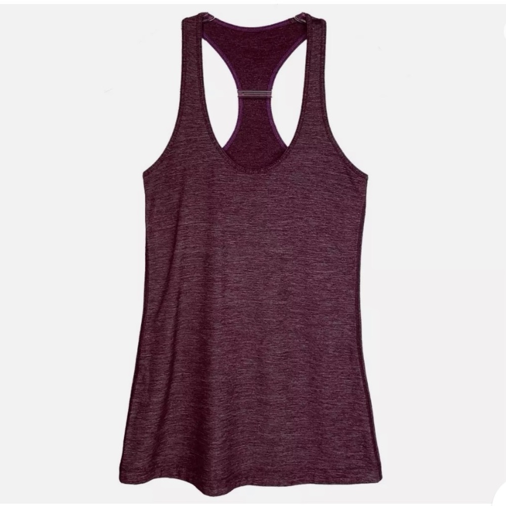 maroon racerback tank